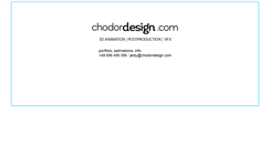 Desktop Screenshot of chodordesign.com